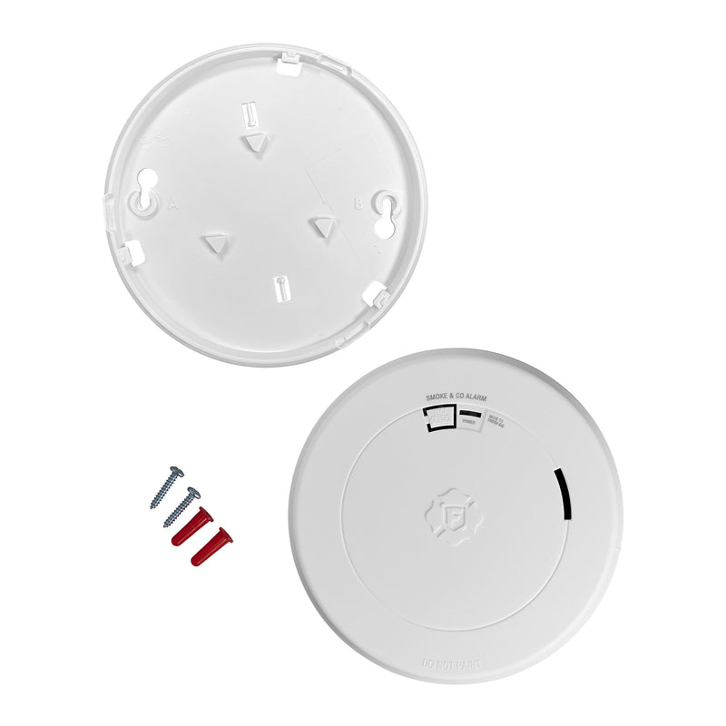 10-Year Battery 2-in-1 Smoke & Carbon Monoxide Alarm With Slim Profile Design