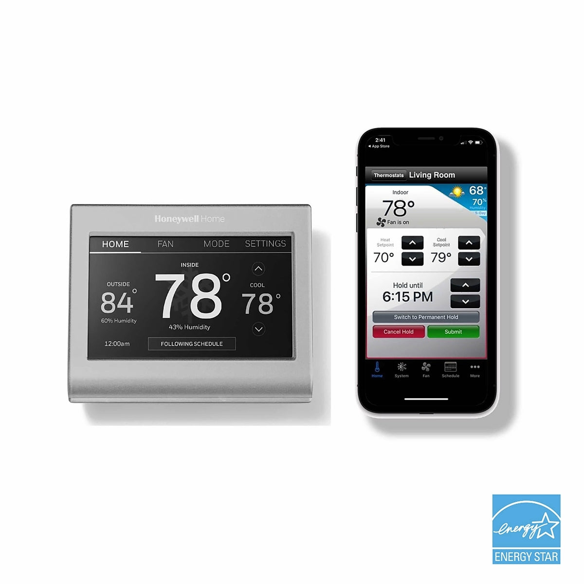 Wi-Fi Smart Color Thermostat