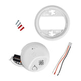 Interconnect Hardwire 2-in-1 Smoke & Carbon Monoxide Alarm With Battery Backup