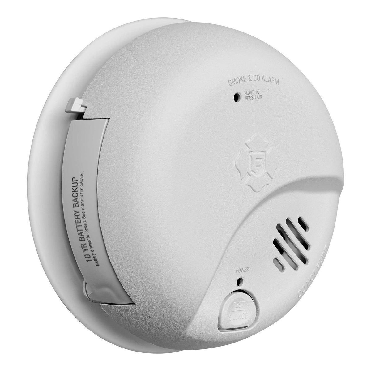 Interconnect Hardwire 2-in-1 Smoke & CO Alarm With 10-Year Battery Backup
